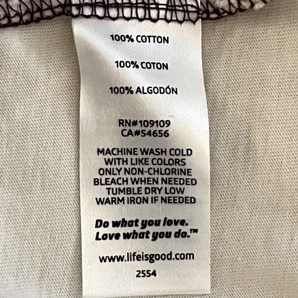 Don’t Quit Your Daydream Life Is Good Tee Shirt White Lavender Daisy Size XL - Picture 8 of 12